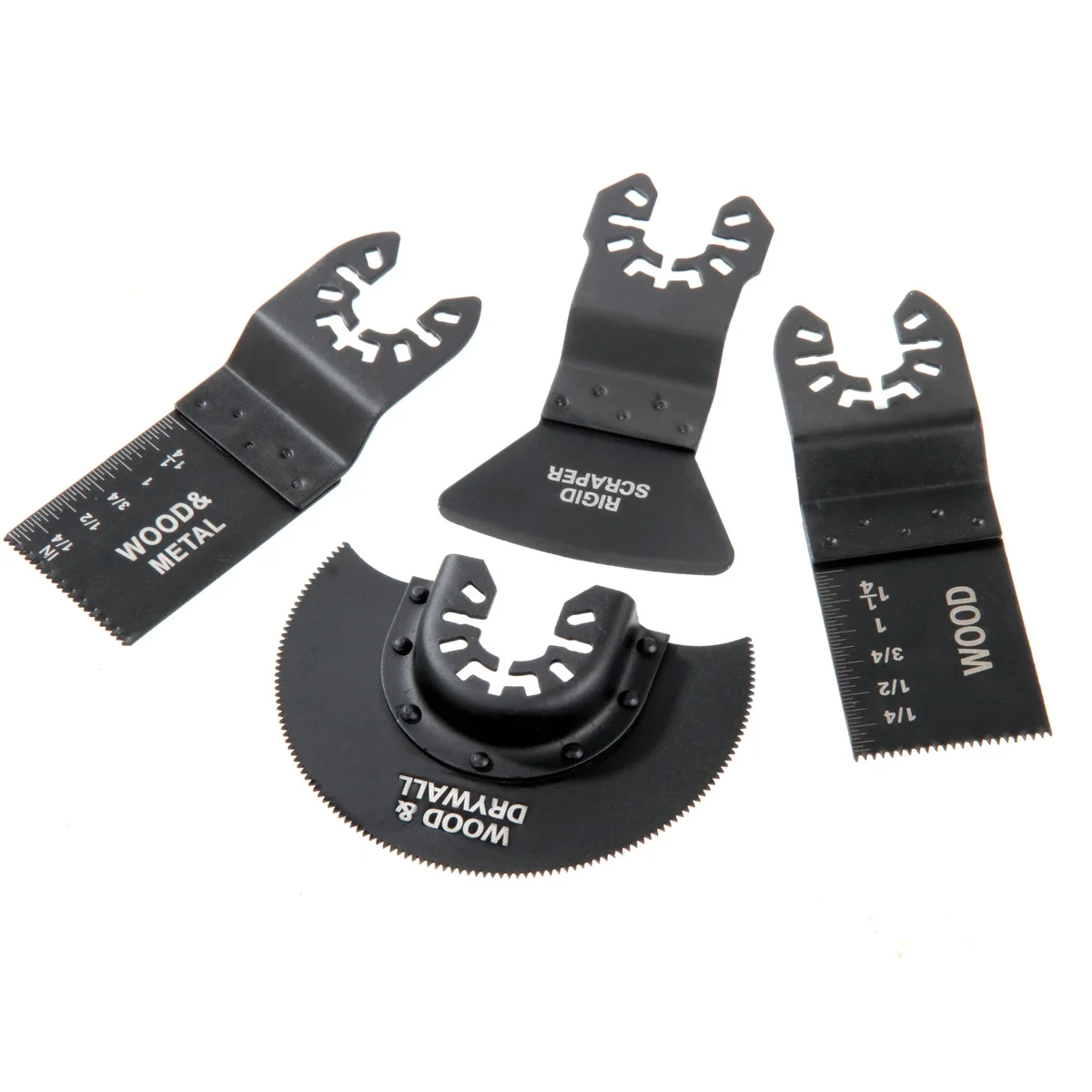 Hyper Tough 4 Piece Oscillating Wood and Metal Cutting Tool Kit AU600024N 5398