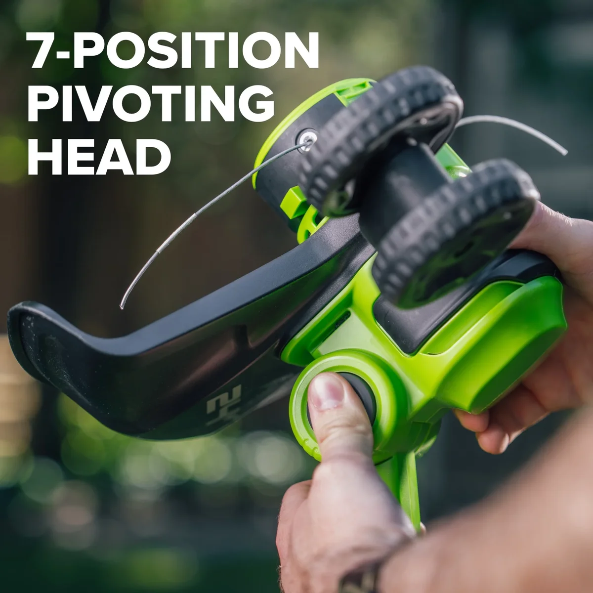 Greenworks PowerAll 24V Brushless 12" String Trimmer, with 3.0 Ah USB-C Battery, 30W USB-C Charger and Cable, ST1222A1 1796