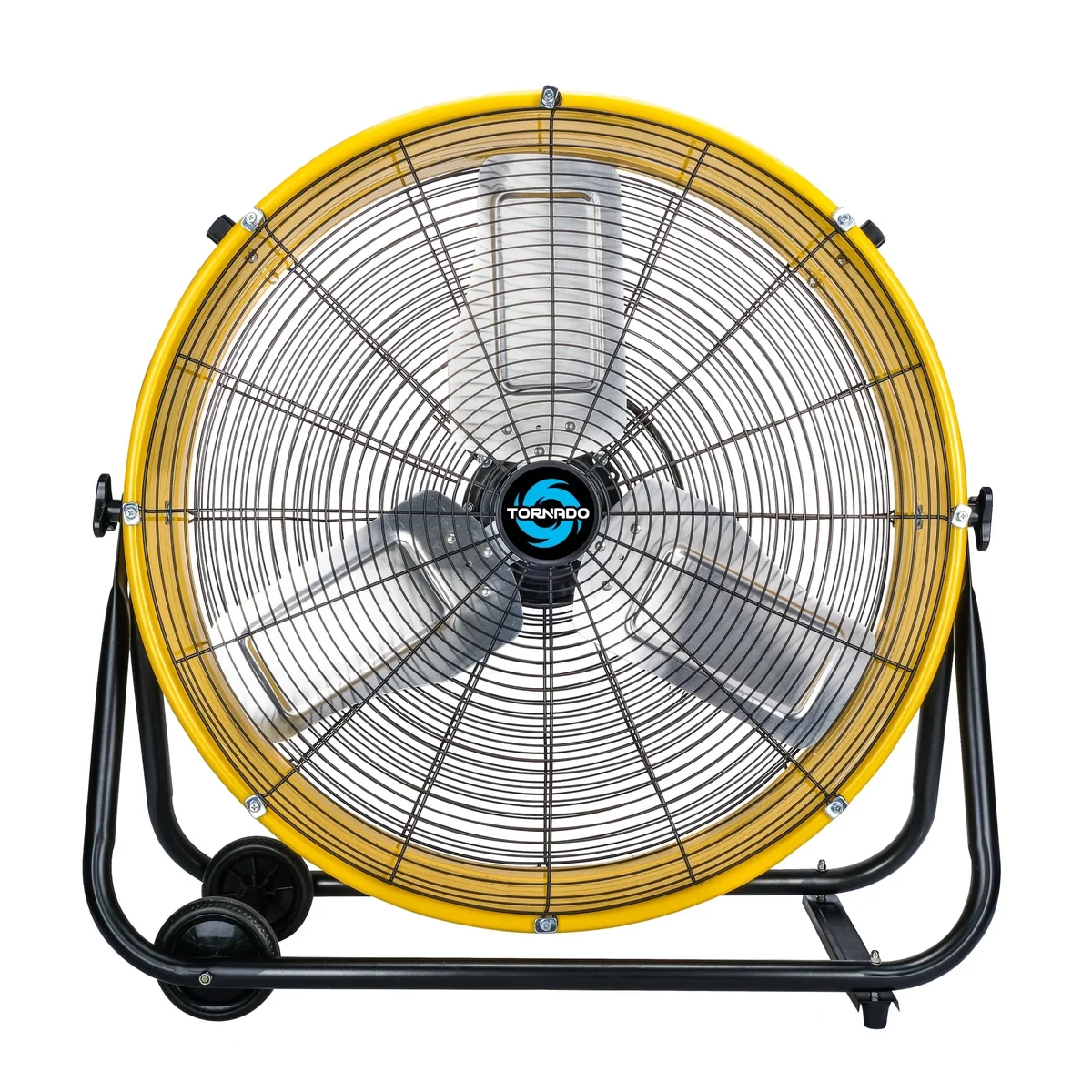 Tornado - 24 Inch Industrial Grade UL Safety Listed High Velocity Air Movement Heavy Duty Drum Fan - 3 Speed Air Circulator Fan - Industrial, Com 8167