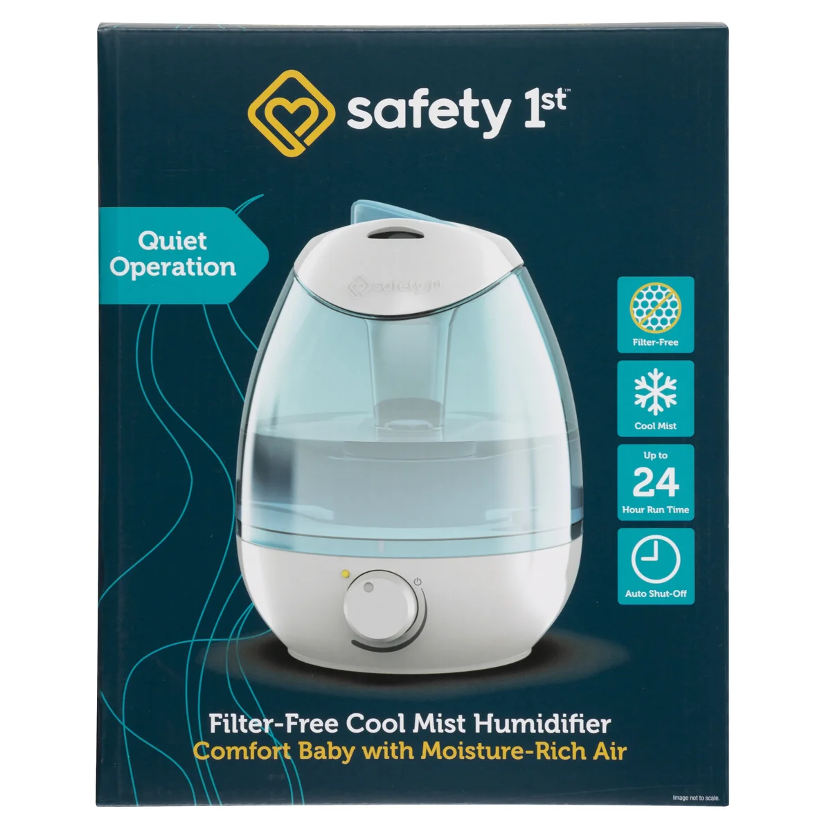 Safety 1st Filter Free Cool Mist Humidifier, Blue 7477