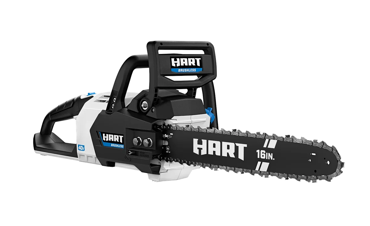 HART Open Box HART 40V 16 inch Supercharge Battery-Powered Brushless Chainsaw Kit, (1) 4.0 Ah Lithium-Ion Battery 3263