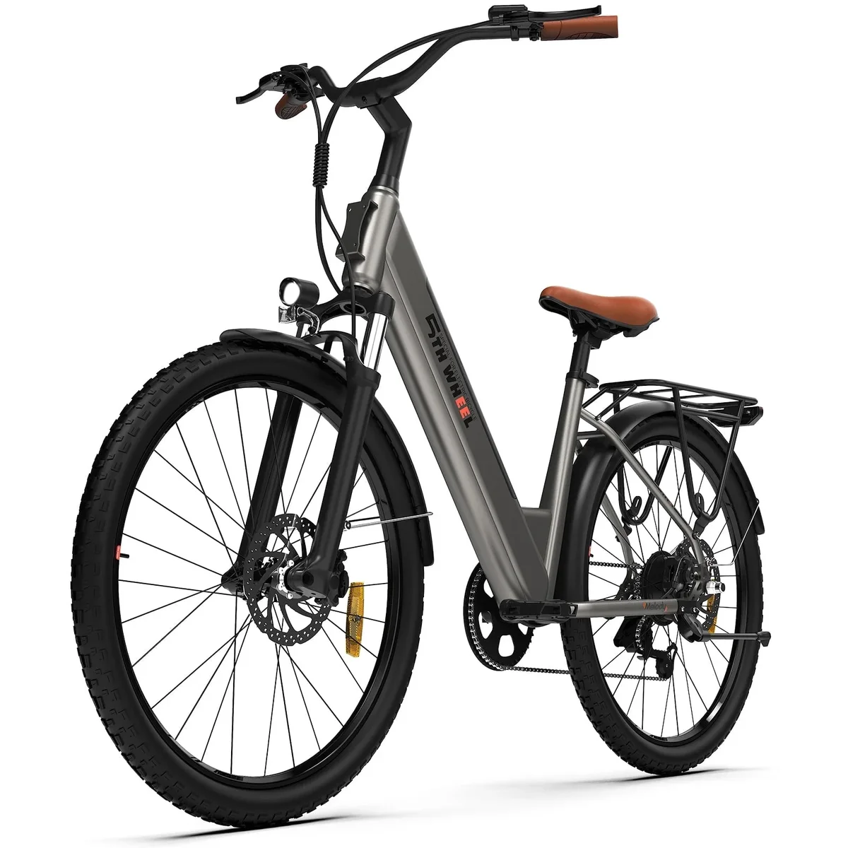 5TH WHEEL W18B Electric Bike for Adult with 350W Motor, 26" Electric Mountain Bike with 36V 10.4Ah Removable Battery Ebike, Electric Bicycle with 5538