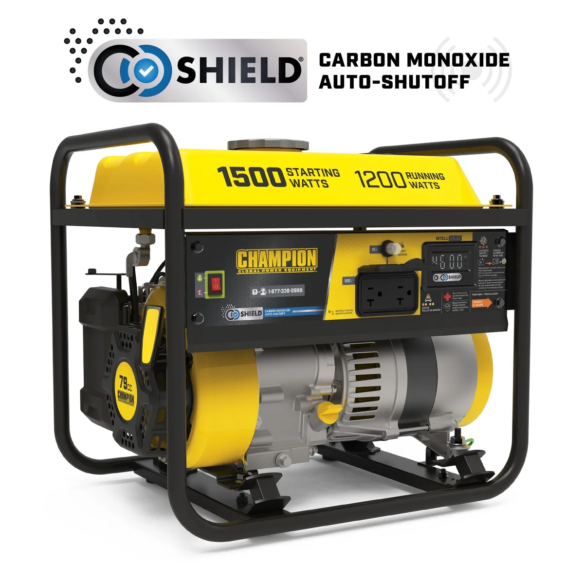 Champion Power Equipment 1200-Watt Portable Generator with CO Shield® 5037
