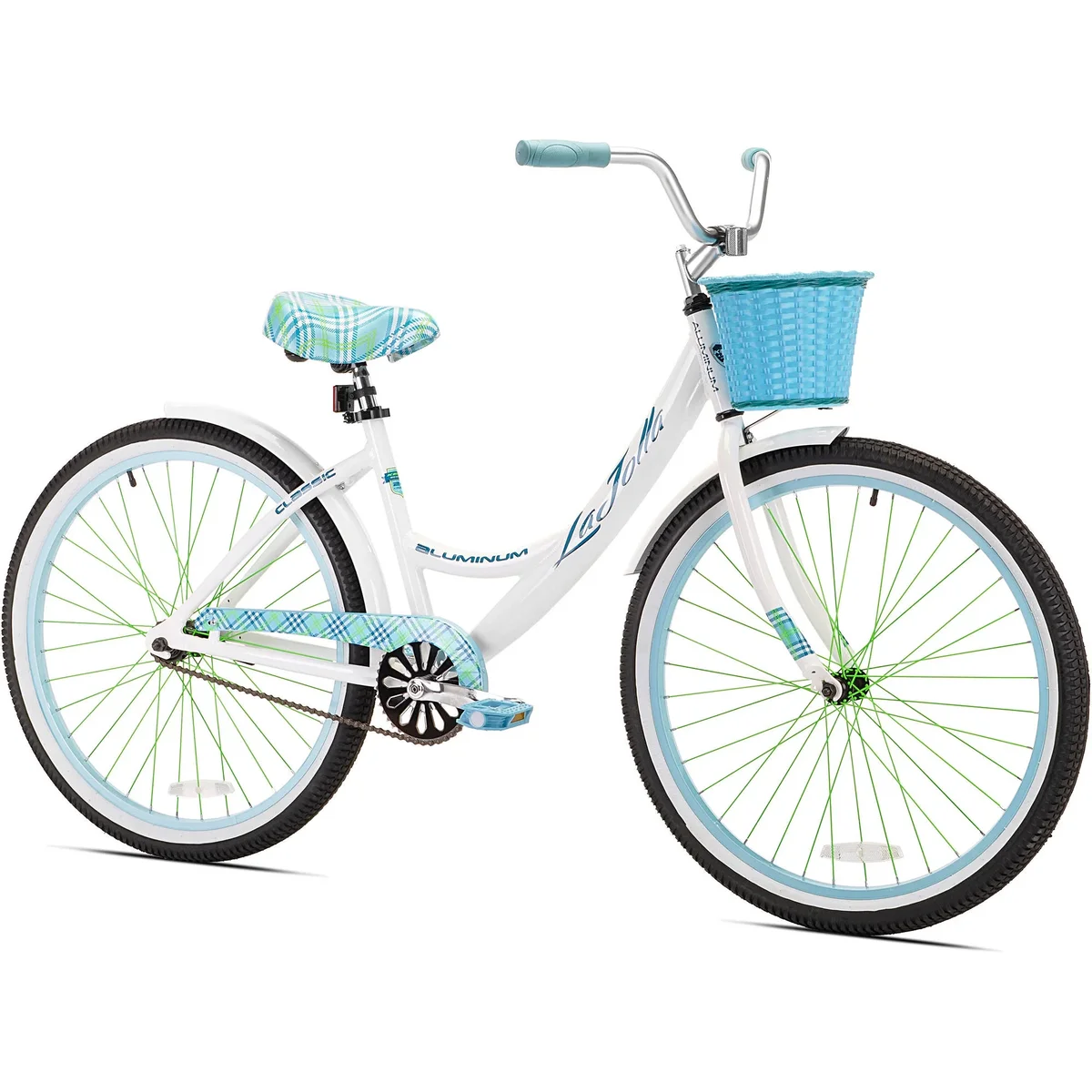 Kent Bicycles Kent 26" Women's, La Jolla Cruiser Bike, White 3982