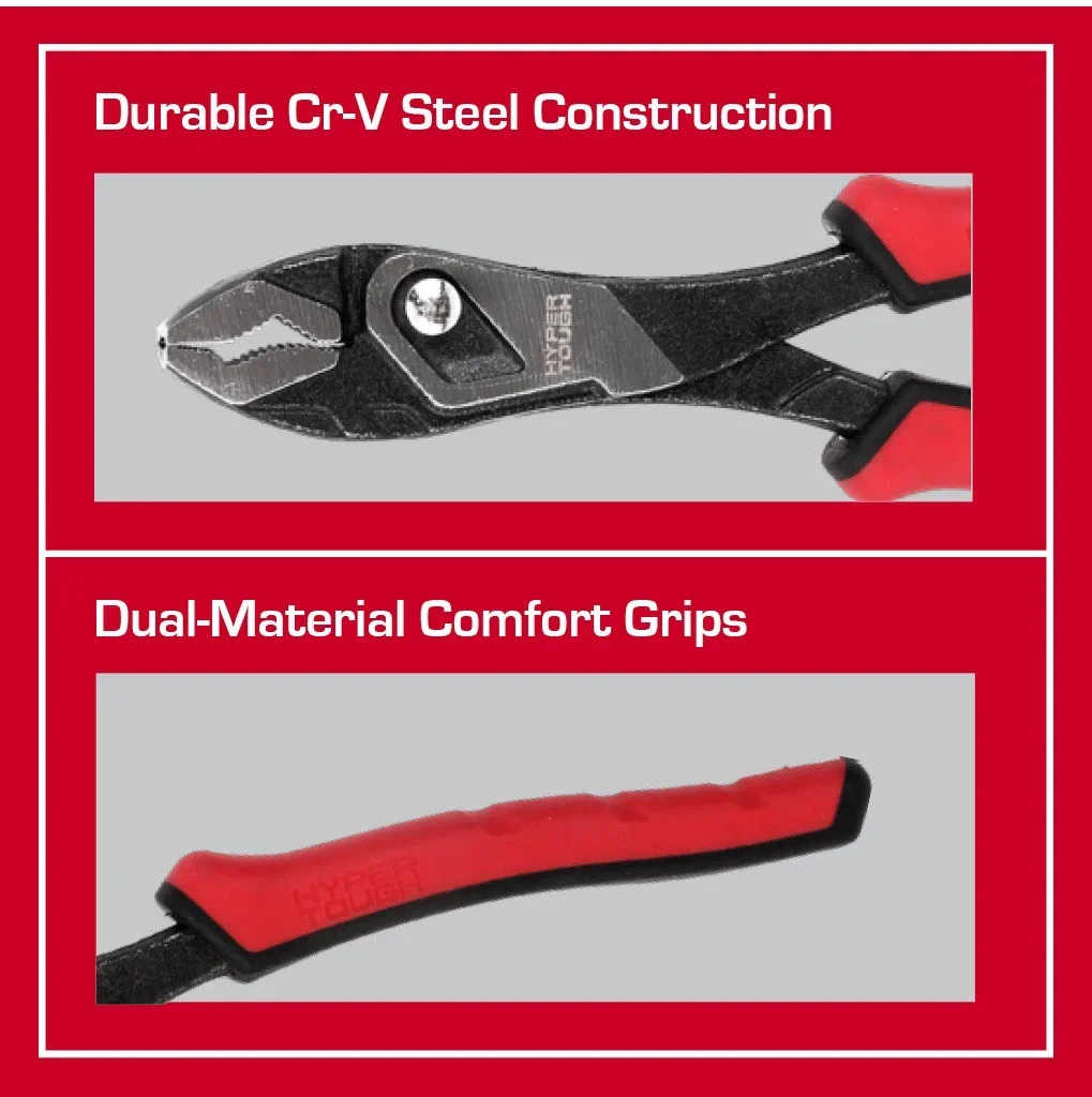 Everdaily Essentials 8-inch Push-button Slip-joint Pliers with Dual Material Ref. 0542