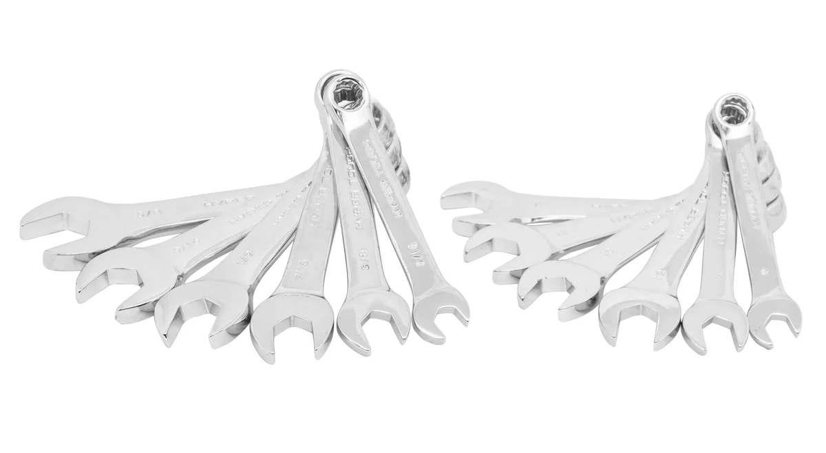 Everdaily Essentials 12-Piece Stubby Combination Wrench Tool Set, Hand Tools Ref. 9498