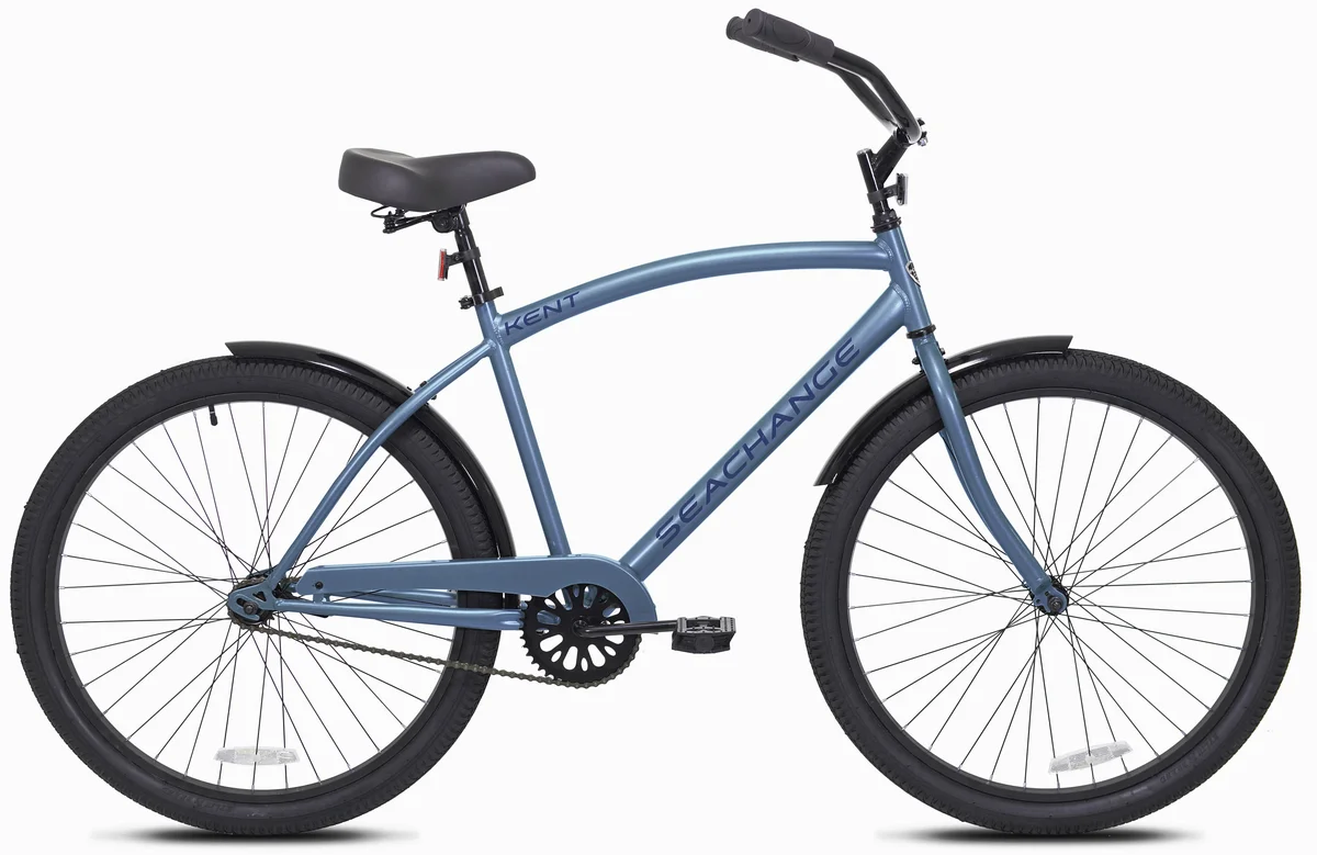 Kent Bicycles 27.5" Kent Bicycles Male Sea Change Beach Cruiser Bike, Metallic Blue, Ages 13+ 8105