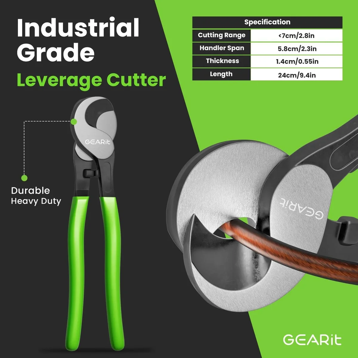 Everdaily Essentials 8 Gauge Ground Wire Kit, CCA, (25FT Each - Black and Red) Includes Crimping Tool, Cutter, 15 Lugs, 20 Heat Shrink Wrap Ref. 0844