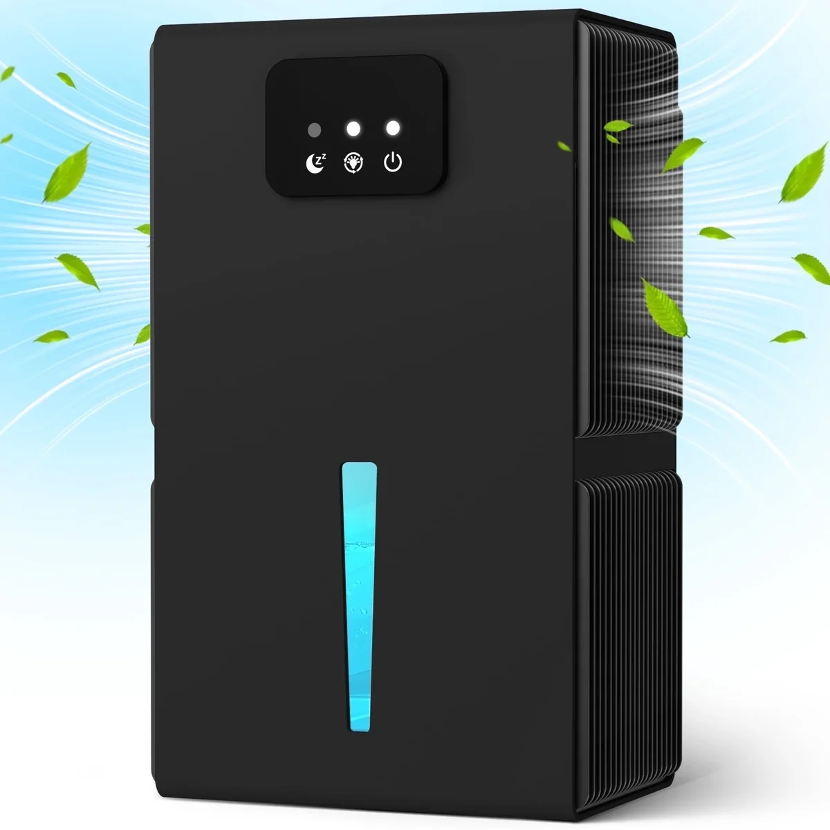 EGEH Dehumidifiers for Home, 85 OZ Dehumidifier for Room with Auto Shut Off, Sleep Mode (800 sq. ft) Black 4247
