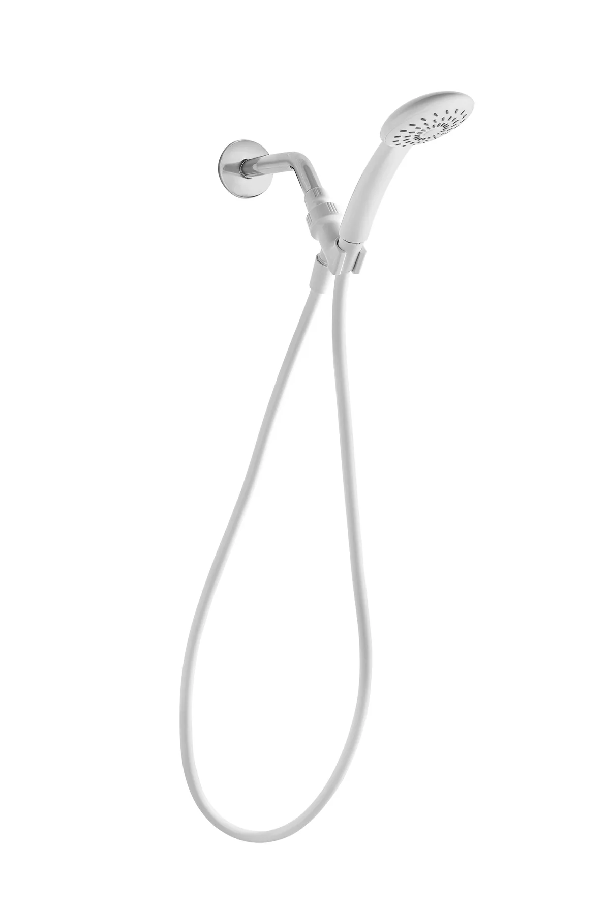 Mainstays White Handheld Showerhead with Hose and Shower Mount 2702