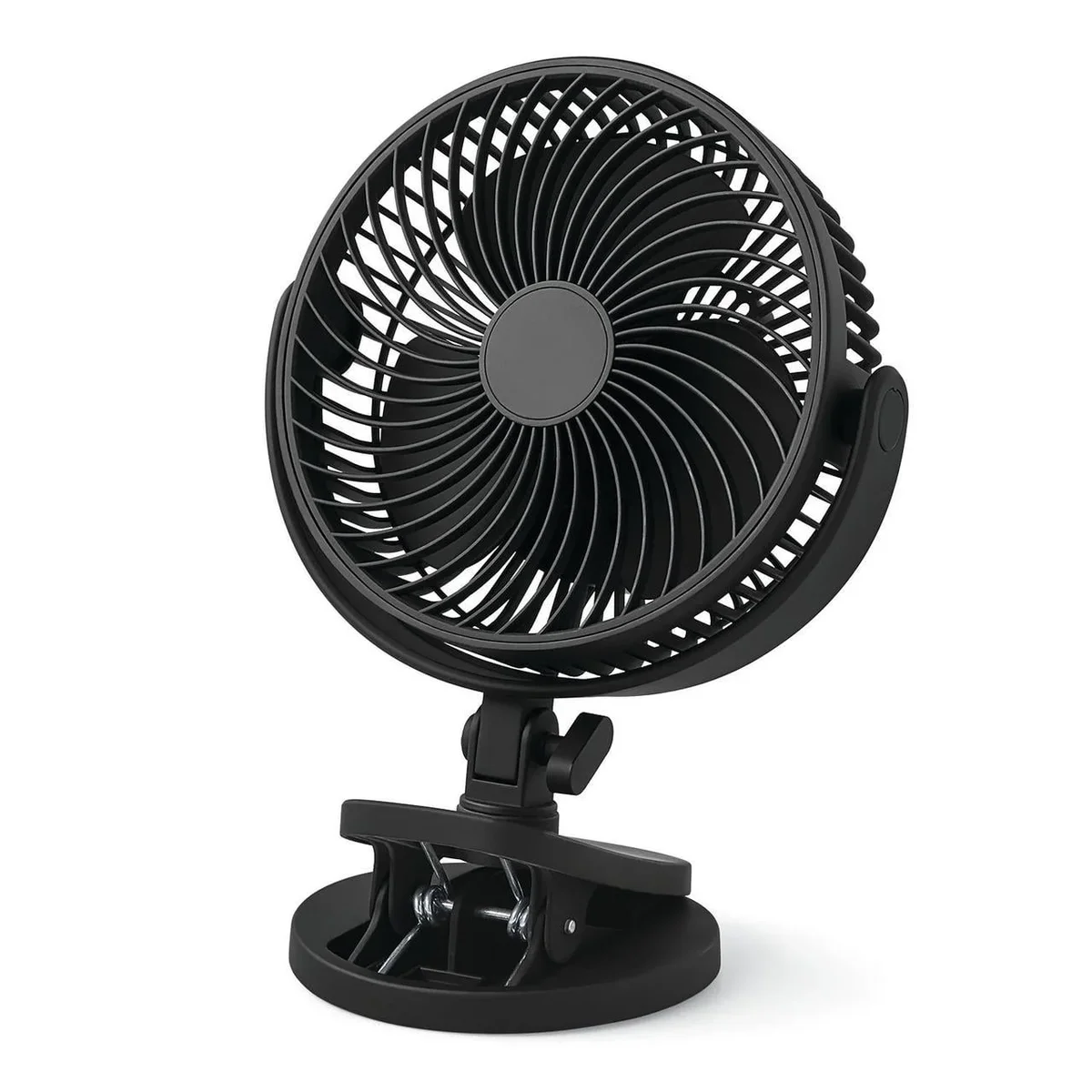 Mainstays 6-inch New Desktop or Clip-on AC Electric Personal Indoor Fan with 2 Speeds, Black 3811