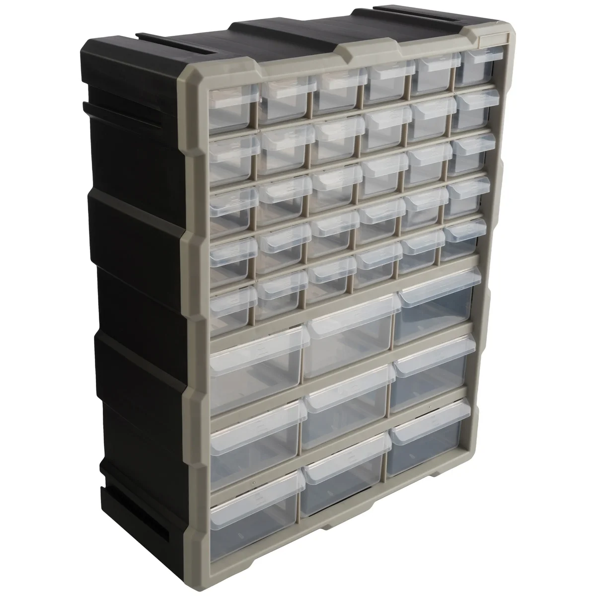 Stalwart 39-Drawer Small Part Organizer - Desktop or Wall-Mountable, Black 0081