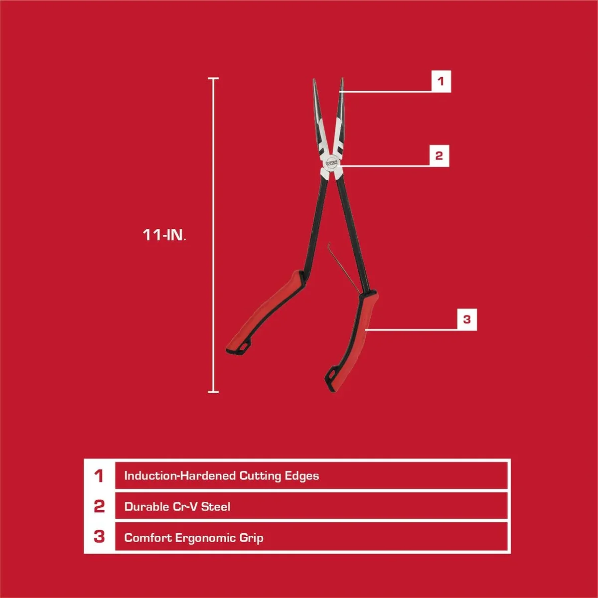 Everdaily Essentials 11-inch Pistol Pliers with Dual Material Ref. 1802