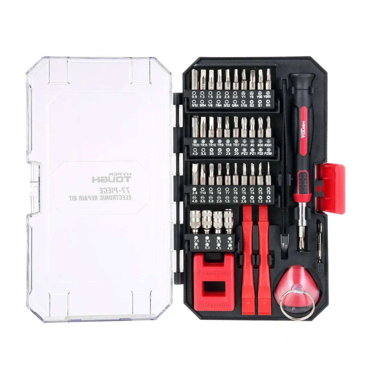 Everdaily Essentials 77 Piece Precision Tool Kit with Magnetic Screwdriver, Standard Size Bits, and Case, New Condition Ref. 0925