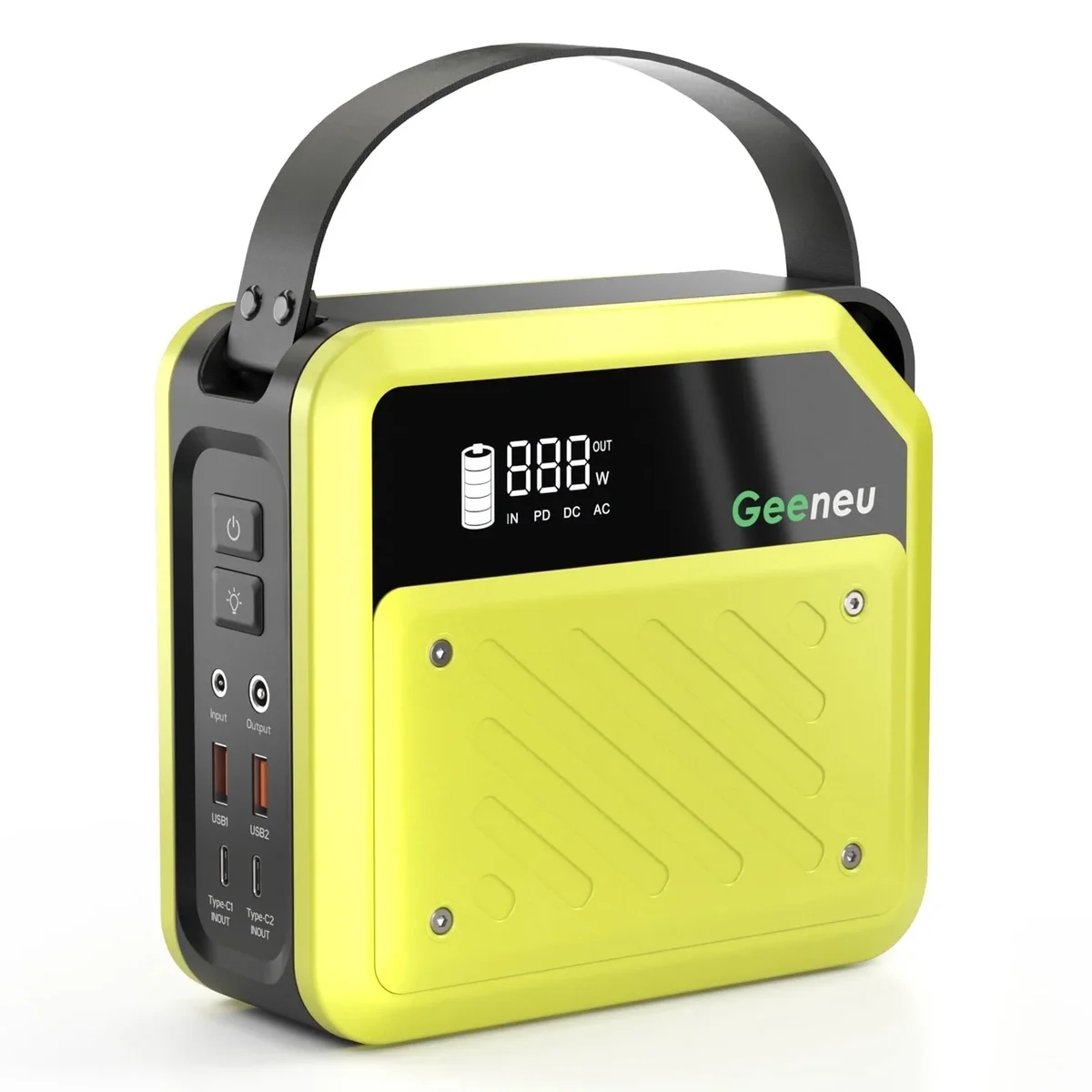 FEATOU Geeneu 268W Portable Power Station, 270Wh Portable Generator with 2 Typc-C (PD 100W Support), 2 USB and 2 DC Ports for Home Use Backup, Power Out 1202
