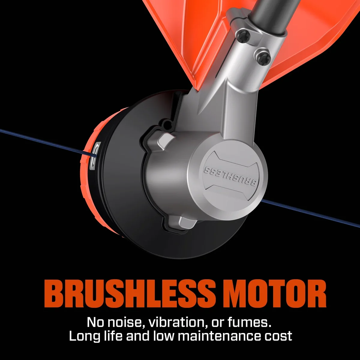 SENIX 60V 16" Brushless Weed  Eaters, 7.5lb Variable Speed String Trimmer +  3Ah Battery & 3A Charger, GTX6-M 4965