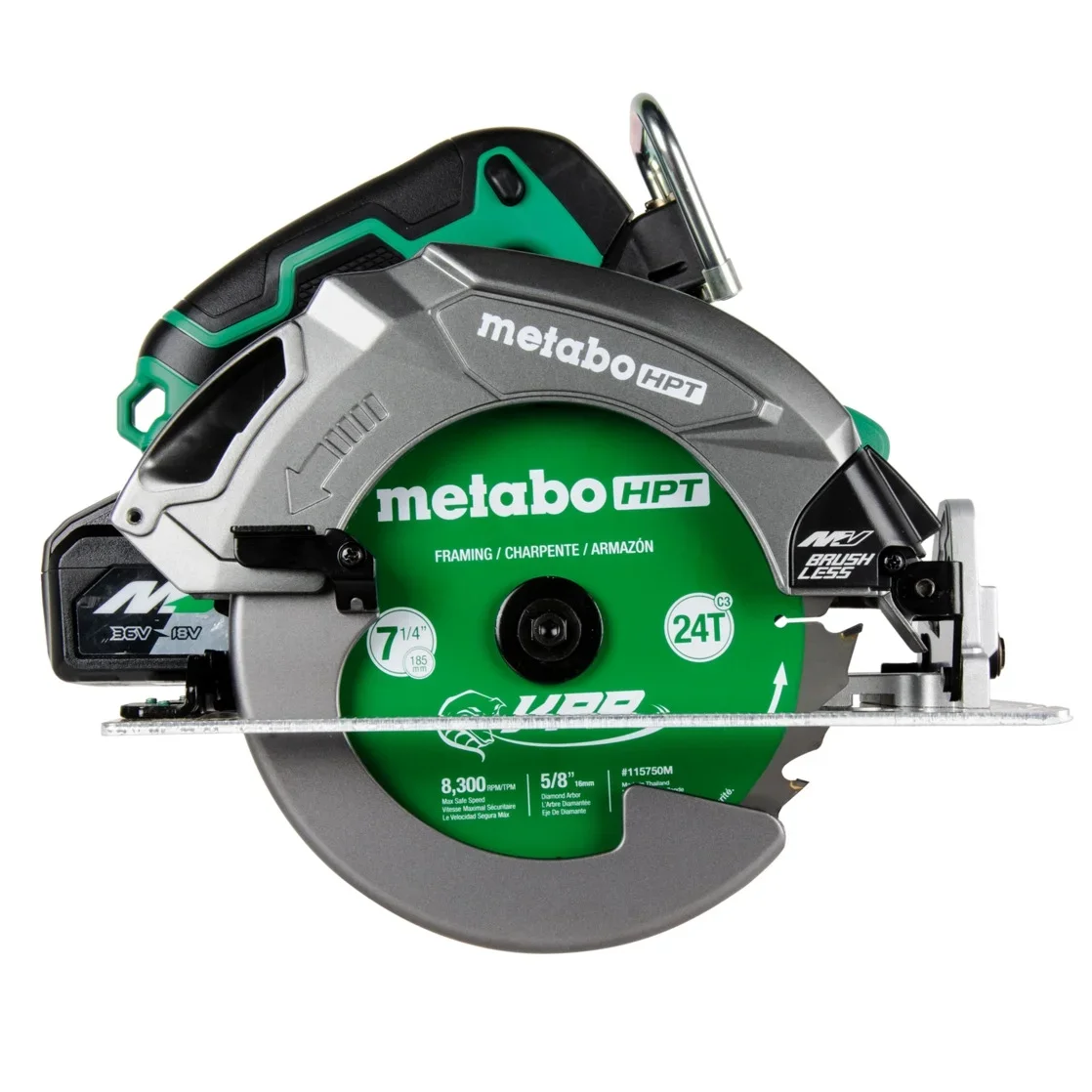 Metabo HPT 36V Cordless Circular Saw, 7-1/4-In, C3607DBQ4 2852