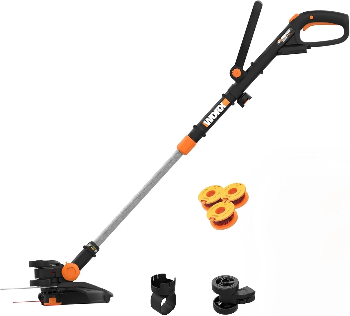 Worx WG170.9 20V PowerShare Cordless 12" Grass and Weed String Trimmer and Edger (Tool Only) 5777