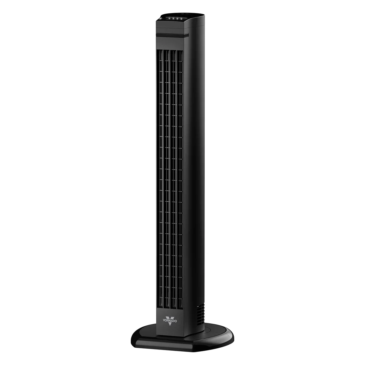 Vornado 4T Oscillating Tower Fan, Remote Control, 40" Tall, 3-Speed, for Bedroom, Office, Home, Black 7883