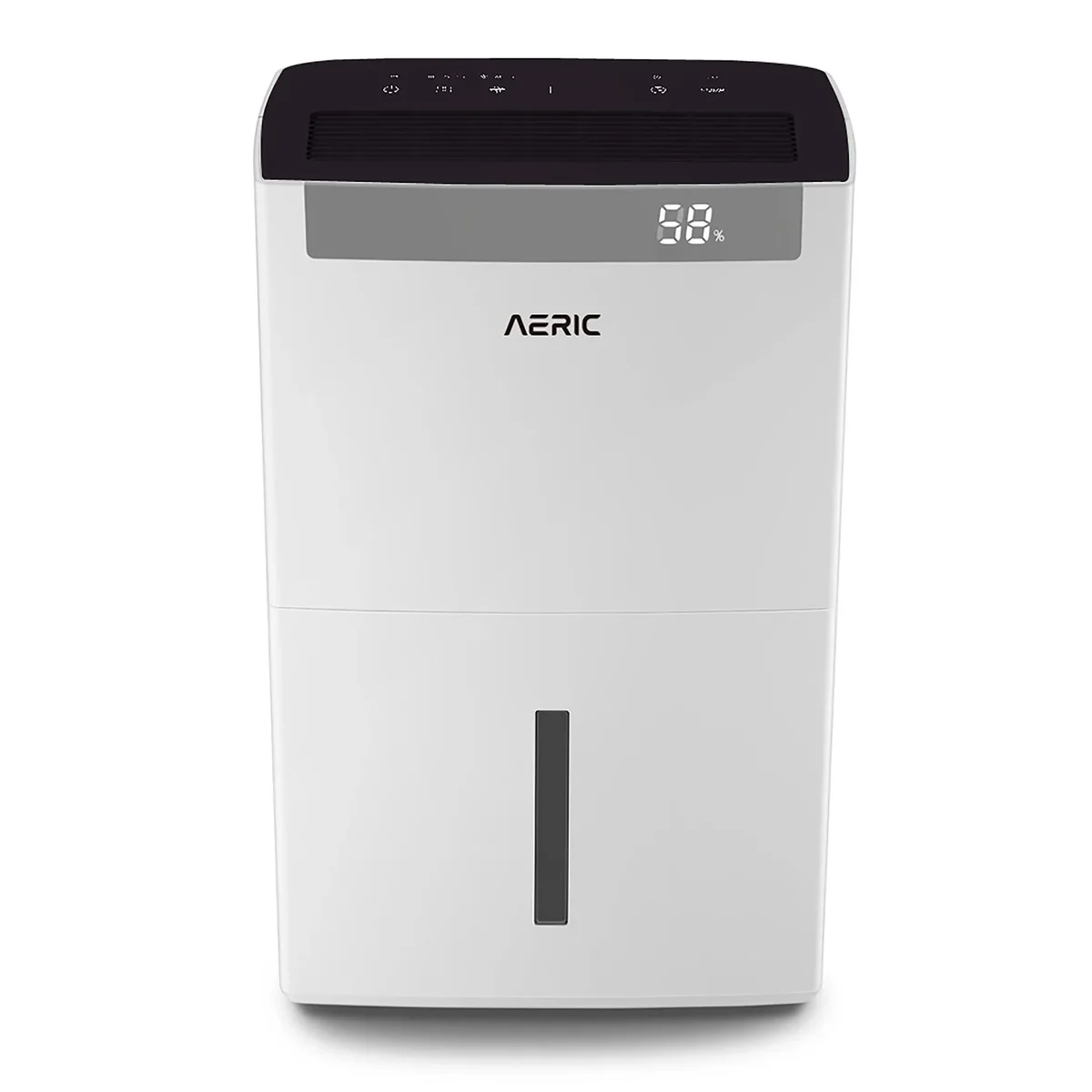 Aeric 50-Pint 4500 Sq Ft Large Portable Dehumidifier with Cooling Fan & Drain Hose, White, AERD501P 5073