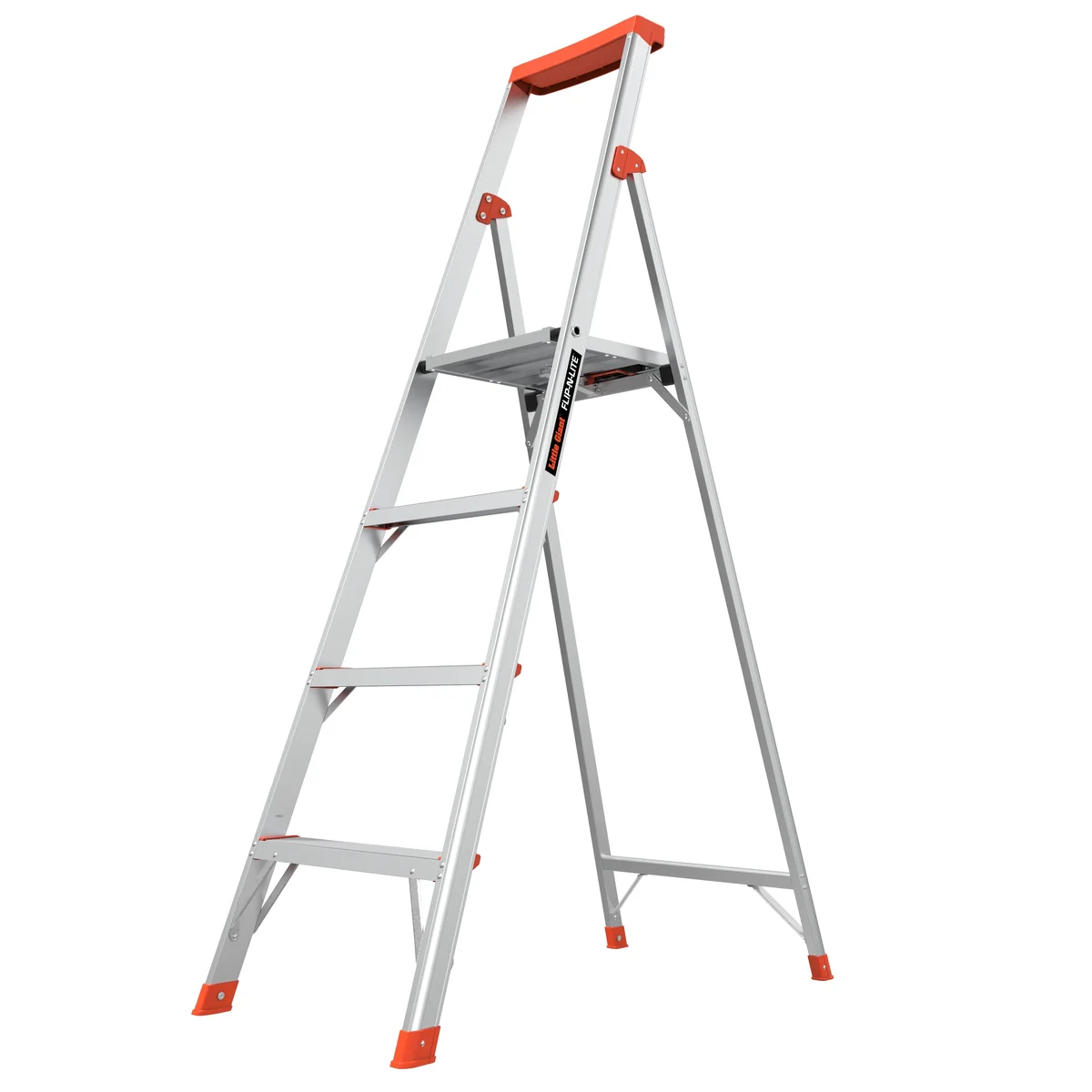 Little Giant Ladder Systems Flip N Lite 300 Pound Capacity Aluminum Stepladder 1823