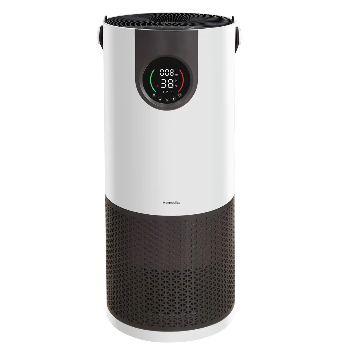Homedics ® 2-in-1 Air Purifier & Humidifier, with Digital Particle Sensor, Color-Coded Indoor Air quality 3376