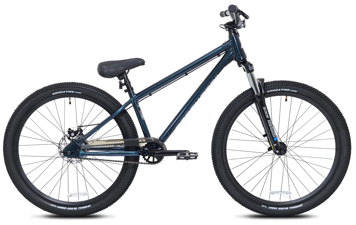 Ozark Trail 26" DJ.1 Airtime Dirt Jump Bike, 26" Wheels, Fits Teen & Adult Riders 5'2"-5'10", Blue, Teen & Adult, Unisex, Online Only 9116