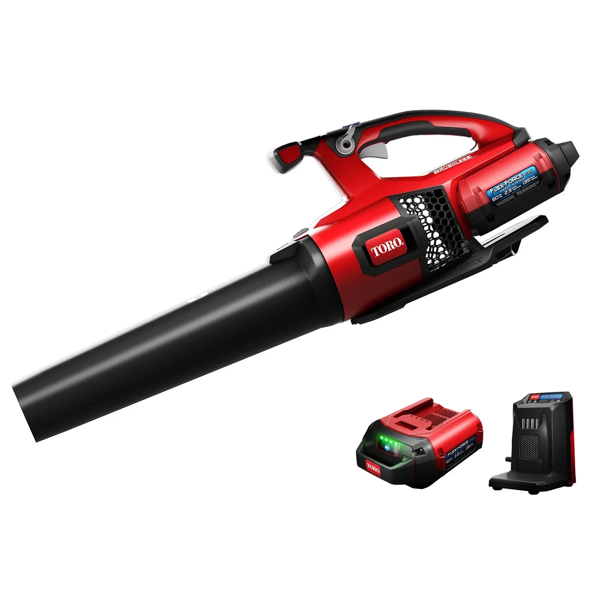 Toro 60-Volt Brushless Cordless Leaf Blower w/2.5 Ah Battery and Charger 8419