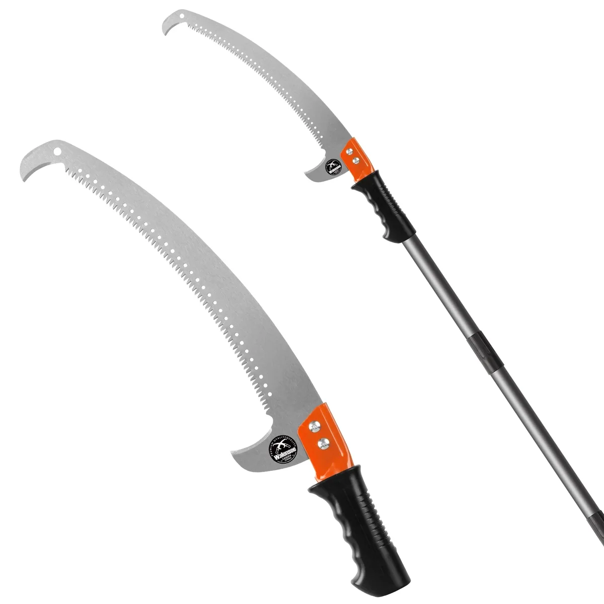Walensee Pole Saws for Tree Trimming 9 FT Lightweight Manual Stainless Steel Extension High Pole 7290