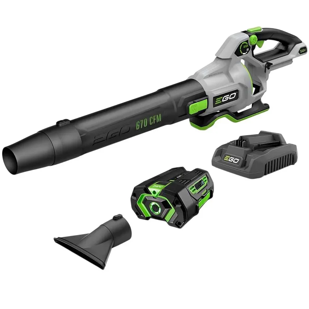 Ego Power+ Blower Kit 670 Cfm With 4Ah Battery And 320W Charger 0937