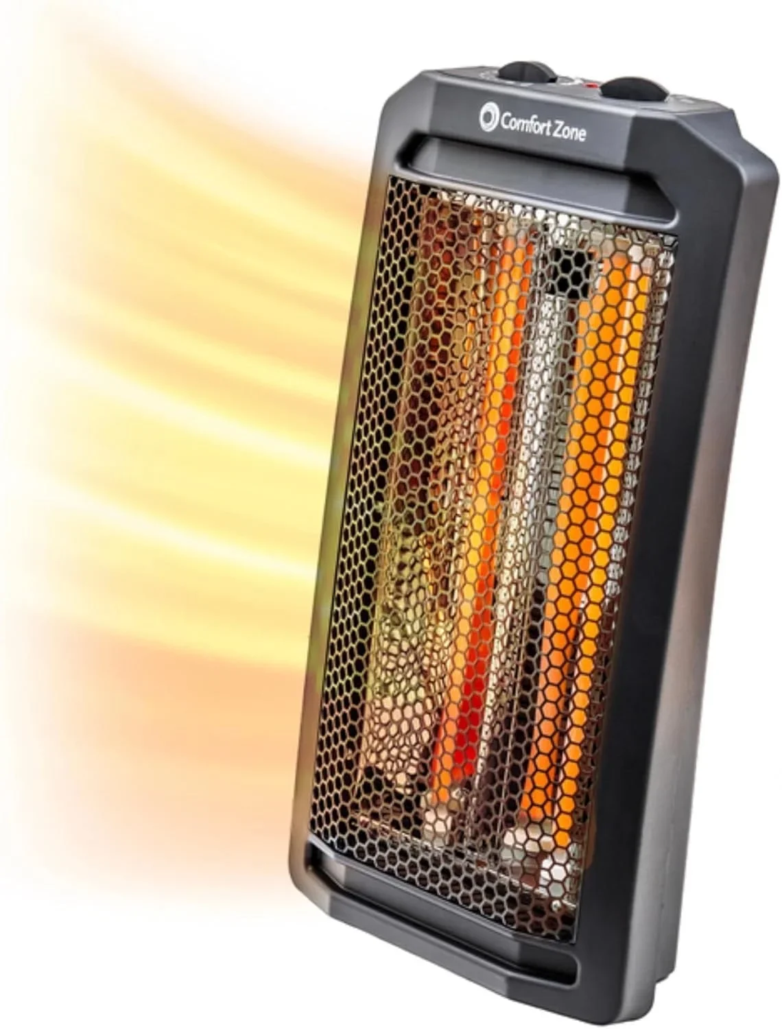 Everdaily Essentials 1500W Corded Electric Space Heater, 2 Heat Settings, Automatic Shutoff, for 350 sq ft Ref. 0578
