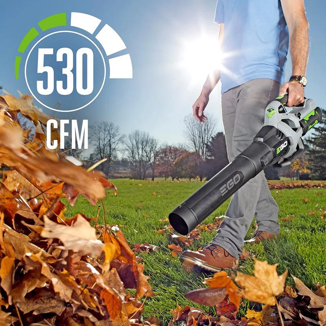 EGO POWER+ 56V 15" String Trimmer & 530CFM Blower Combo Kit W/ 2.5Ah Battery & Charger 5625