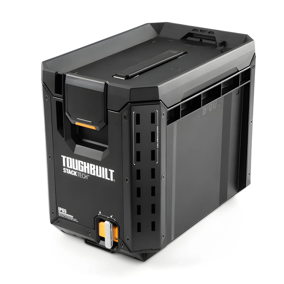 ToughBuilt StackTech Compact Tool Box Lockable Organizer, Removable Tray 6892