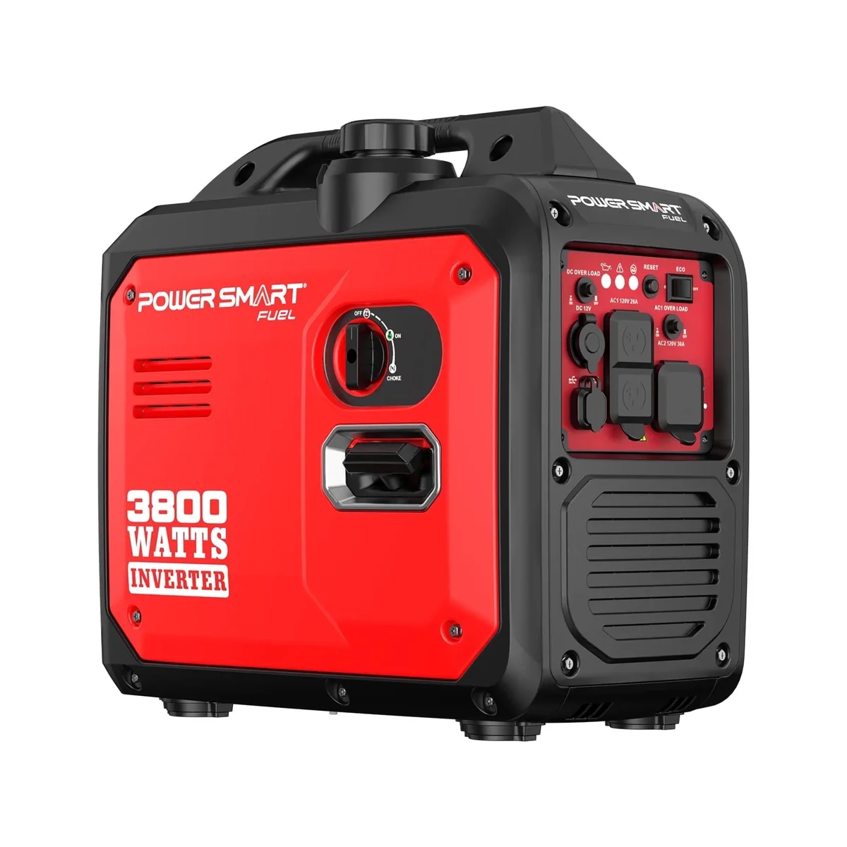 PowerSmart 3800-Watt Portable Inverter Generator, Super Quiet 59dB Gas Powered Engine (143cc) 0344