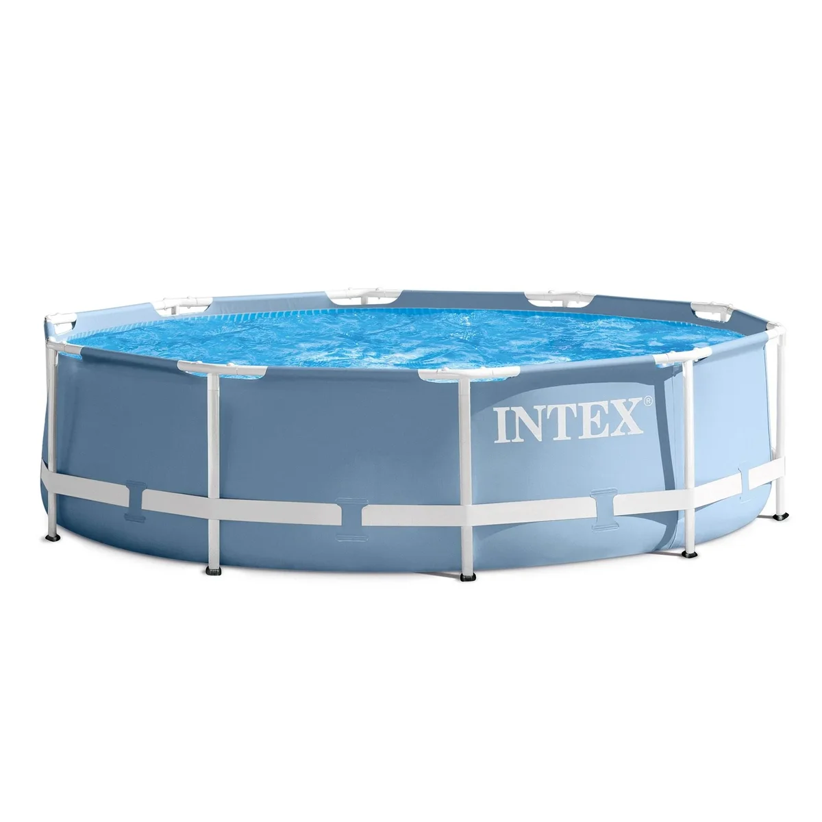 Intex 12ft x 30in Prism Frame Above Ground Swimming Pool w/ 530 GPH Filter Pump 8384