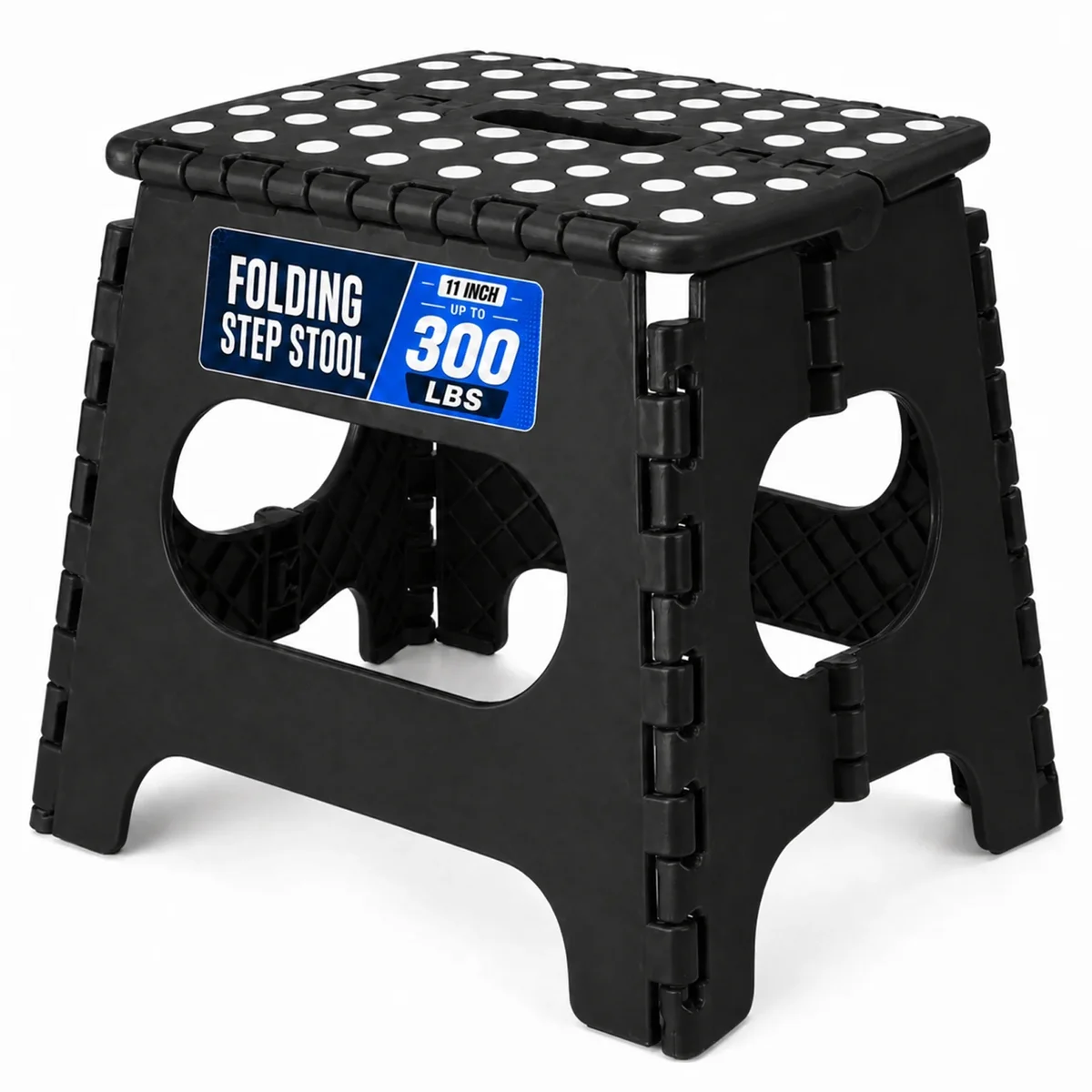 ACSTEP 11" Folding Step Stool for Adults Lightweight Stepping Stool Foldable Step Stool Hold up to 300lbs Non Slip Collapsible Stool 8667