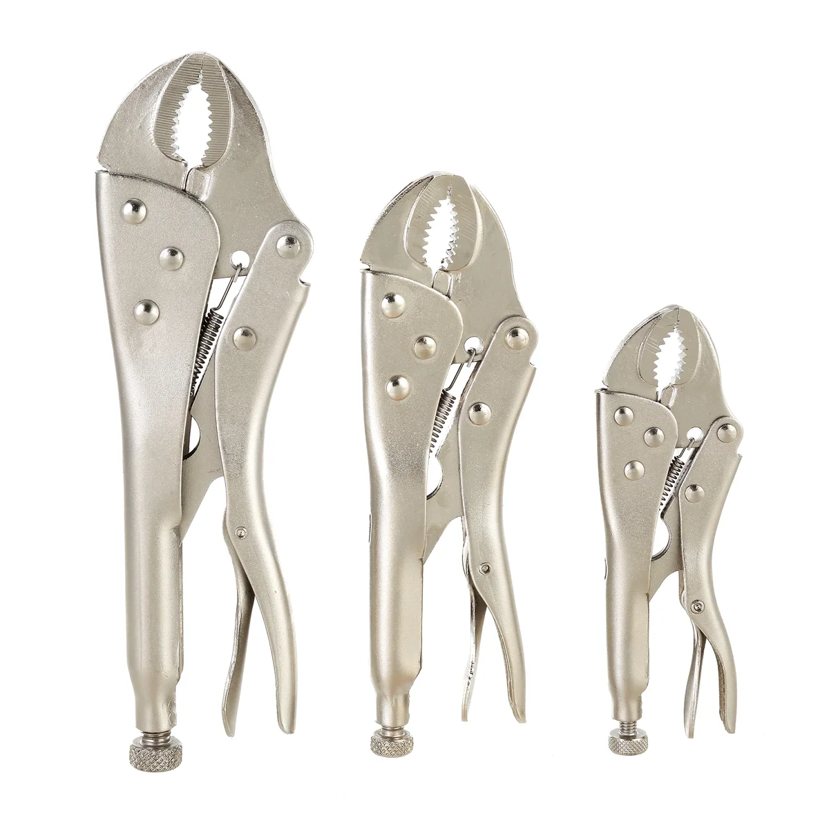 Hyper Tough 3 Piece Locking Plier Set with Quick Release Latch 9218