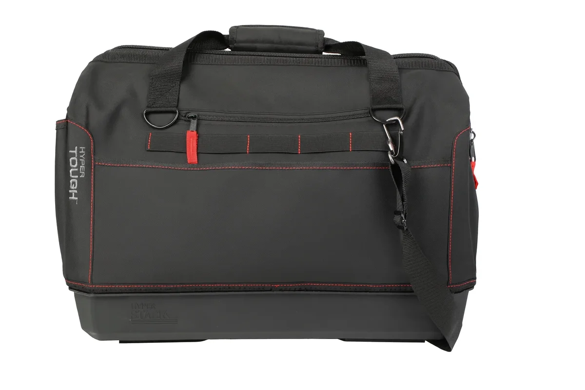 Hyper Tough Hyper Stack Full Size Tool Bag – Heavy-Duty, Stackable Storage Organizer with Reinforced Handles 5697