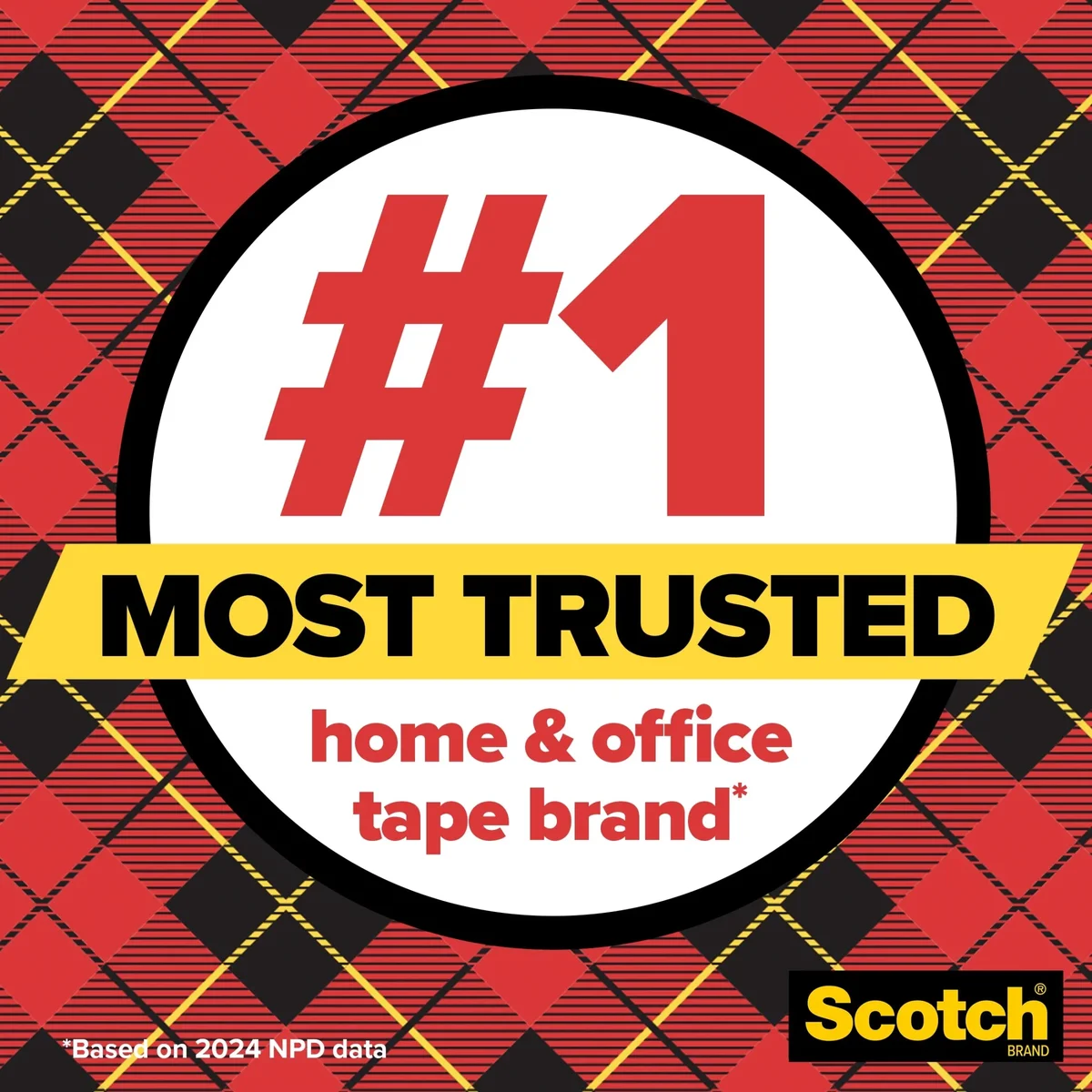 Scotch Transparent Tape, Clear, 3/4 in x 850 in, 4 Dispensers 6528
