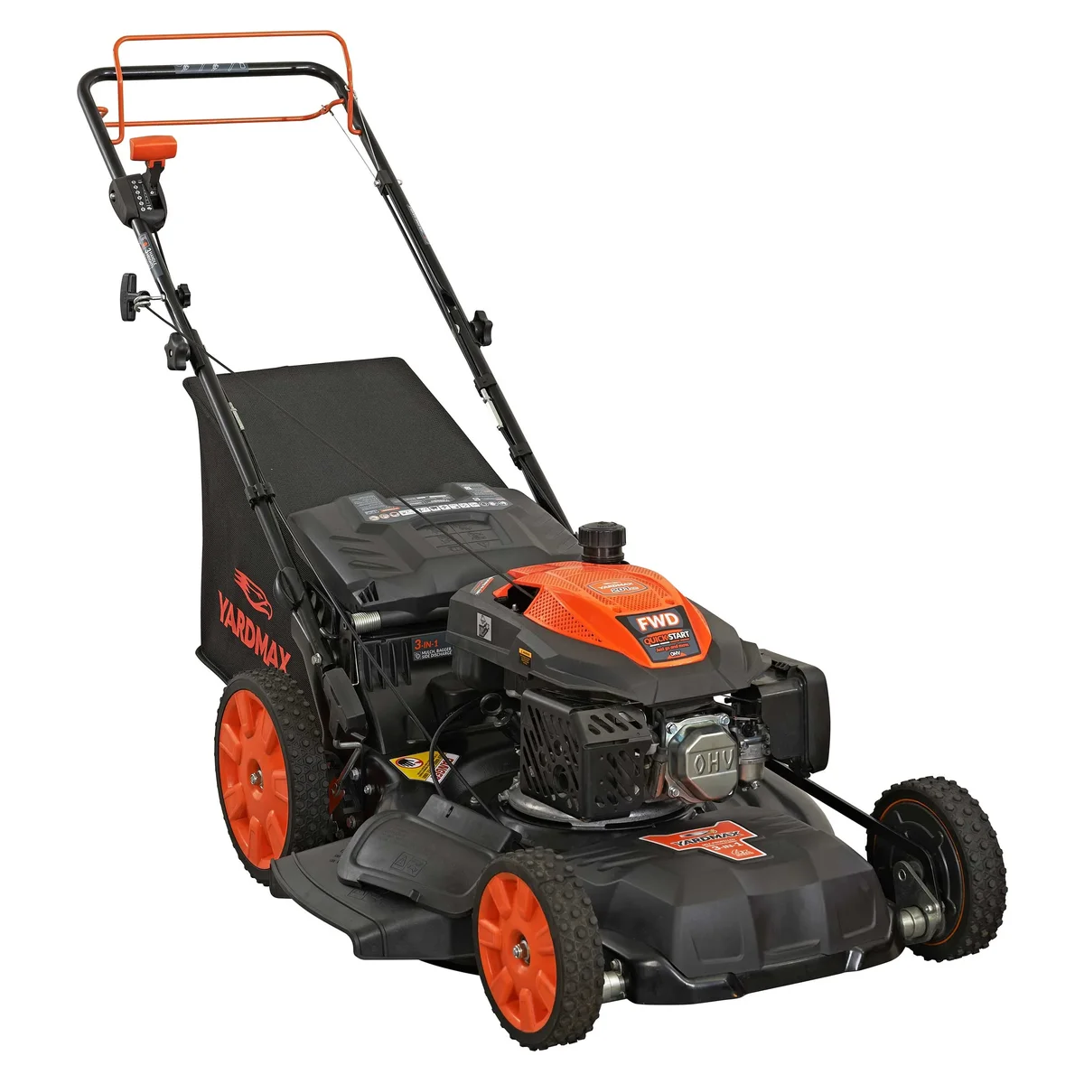 Yardmax 22" Self Propelled Lawn Mower with Seven Cutting Heights 8258