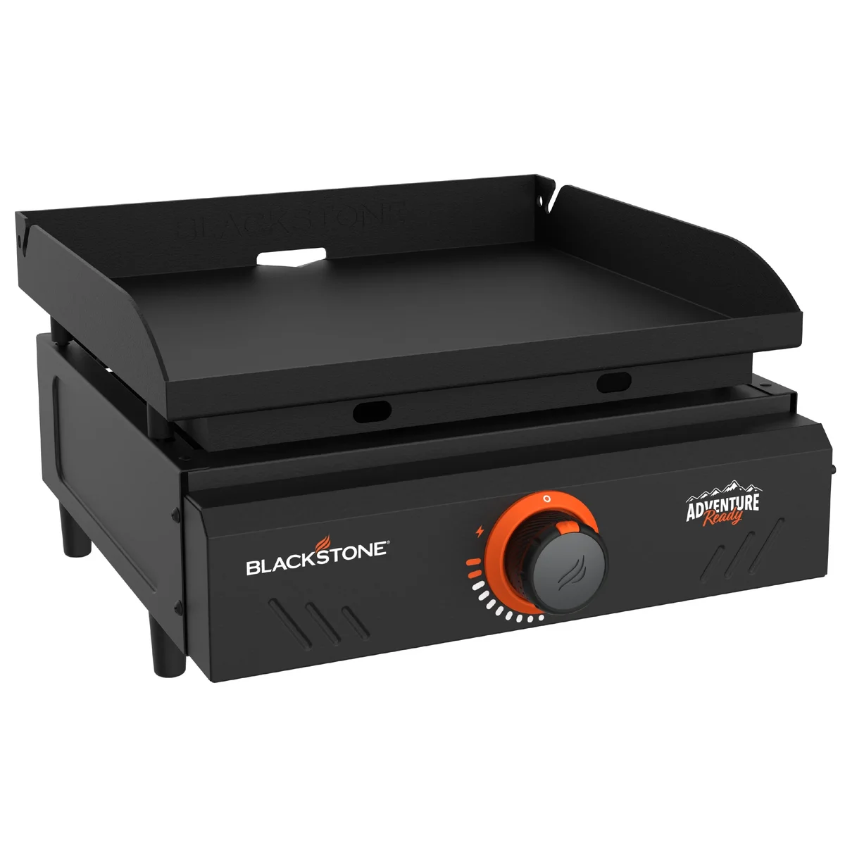 Blackstone Adventure Ready Outdoor Griddle, 17 Inch Single-Burner Portable Flat Top Grill, Black 7192