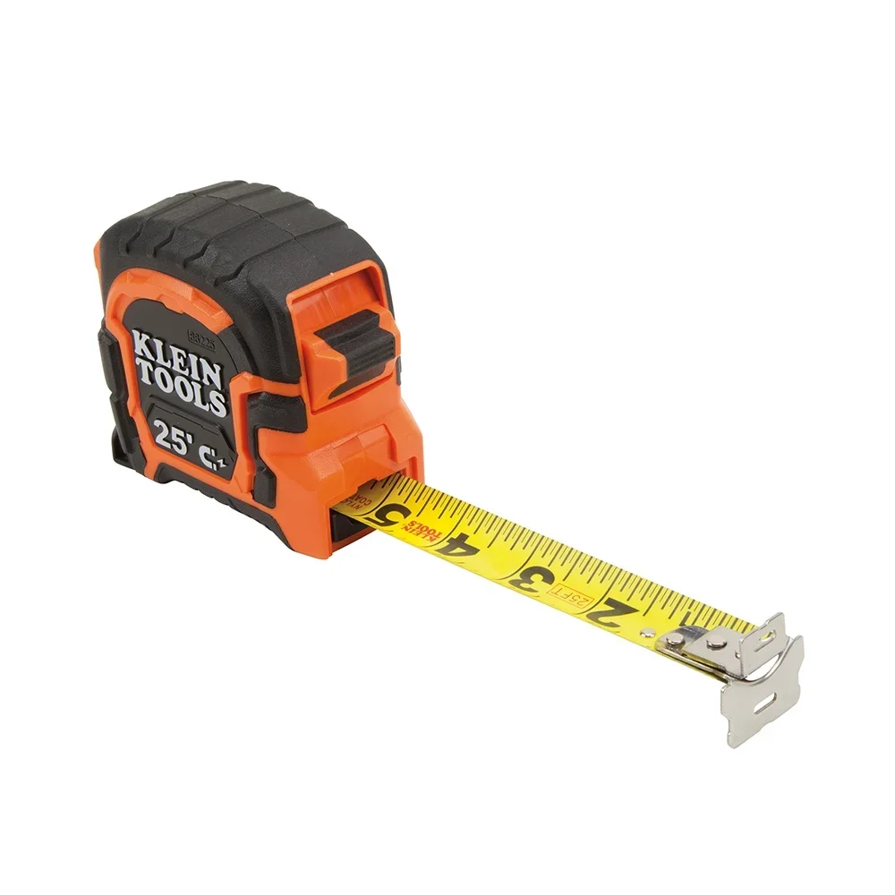 Klein Tools 86225 Double Hook Magnetic Tape Measure, 25-Foot 3896