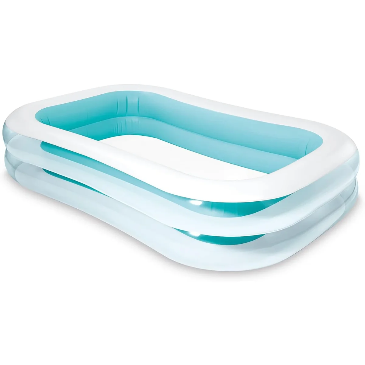 Intex Inflatable 8.5' x 5.75' Swim Center Family Pool in Blue & White 9170