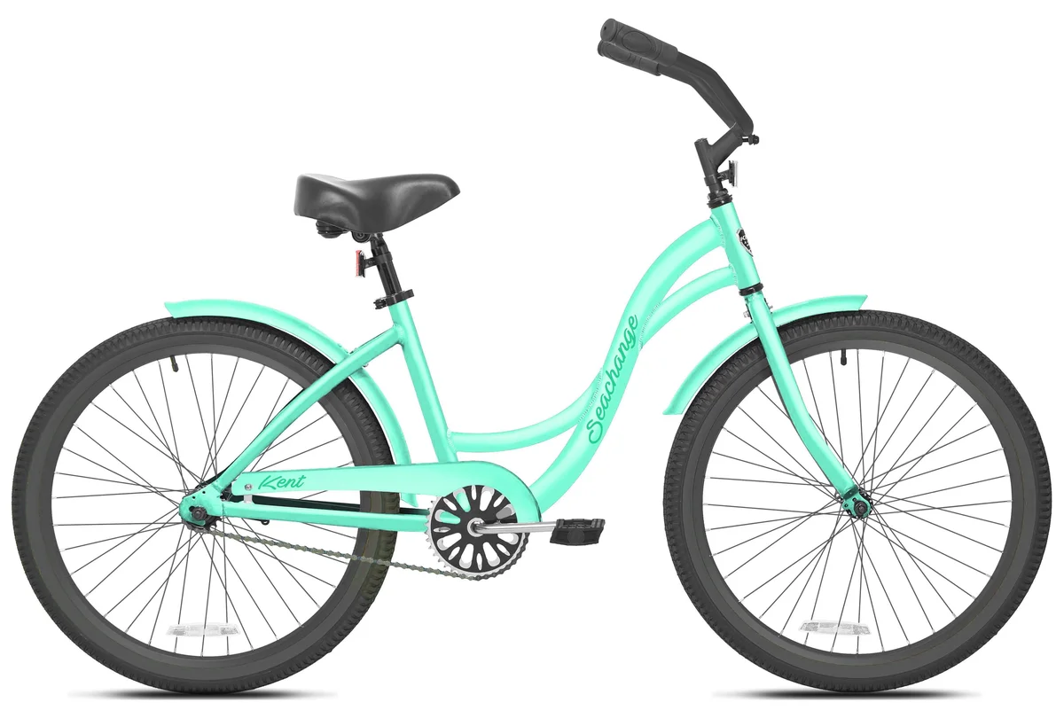 Kent Bicycles 24-inch Girl's Seachange Beach Cruiser Bicycle, Mint 8138