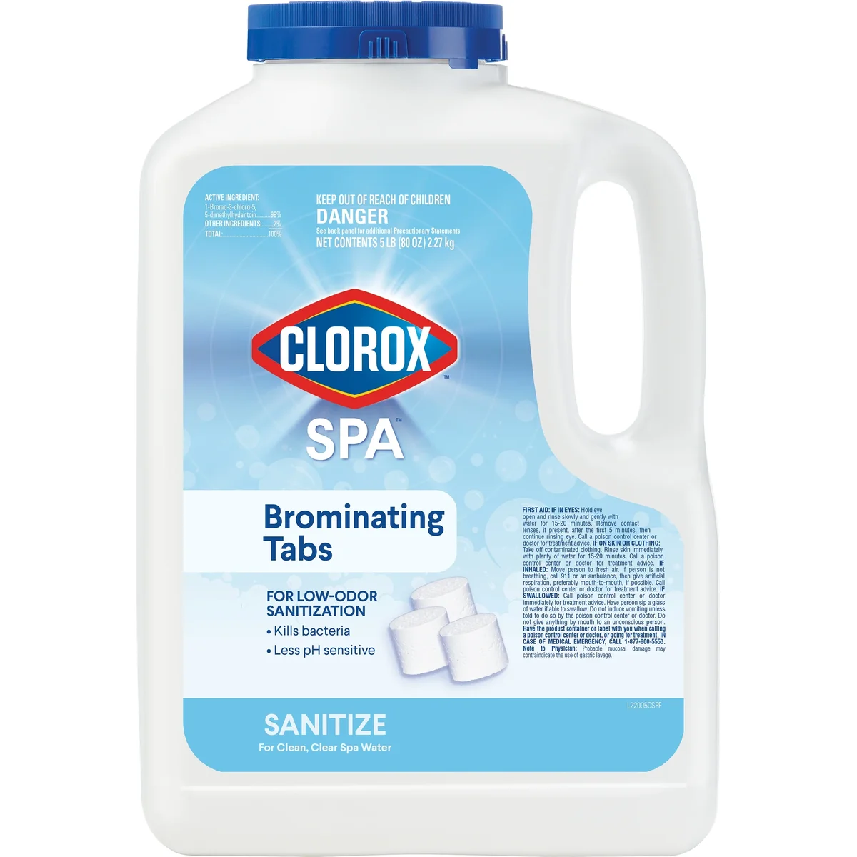 Clorox Pool&Spa Clorox Spa Brominating Tablets, 5 lb 8154