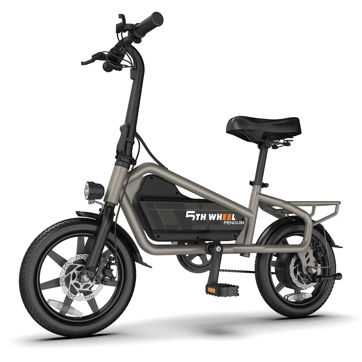 5TH WHEEL 14" Electric Bike for Adults with 650W Peak Motor Electric Bicycle, 36V 7.8Ah Battery Ebike, UL2849 0341