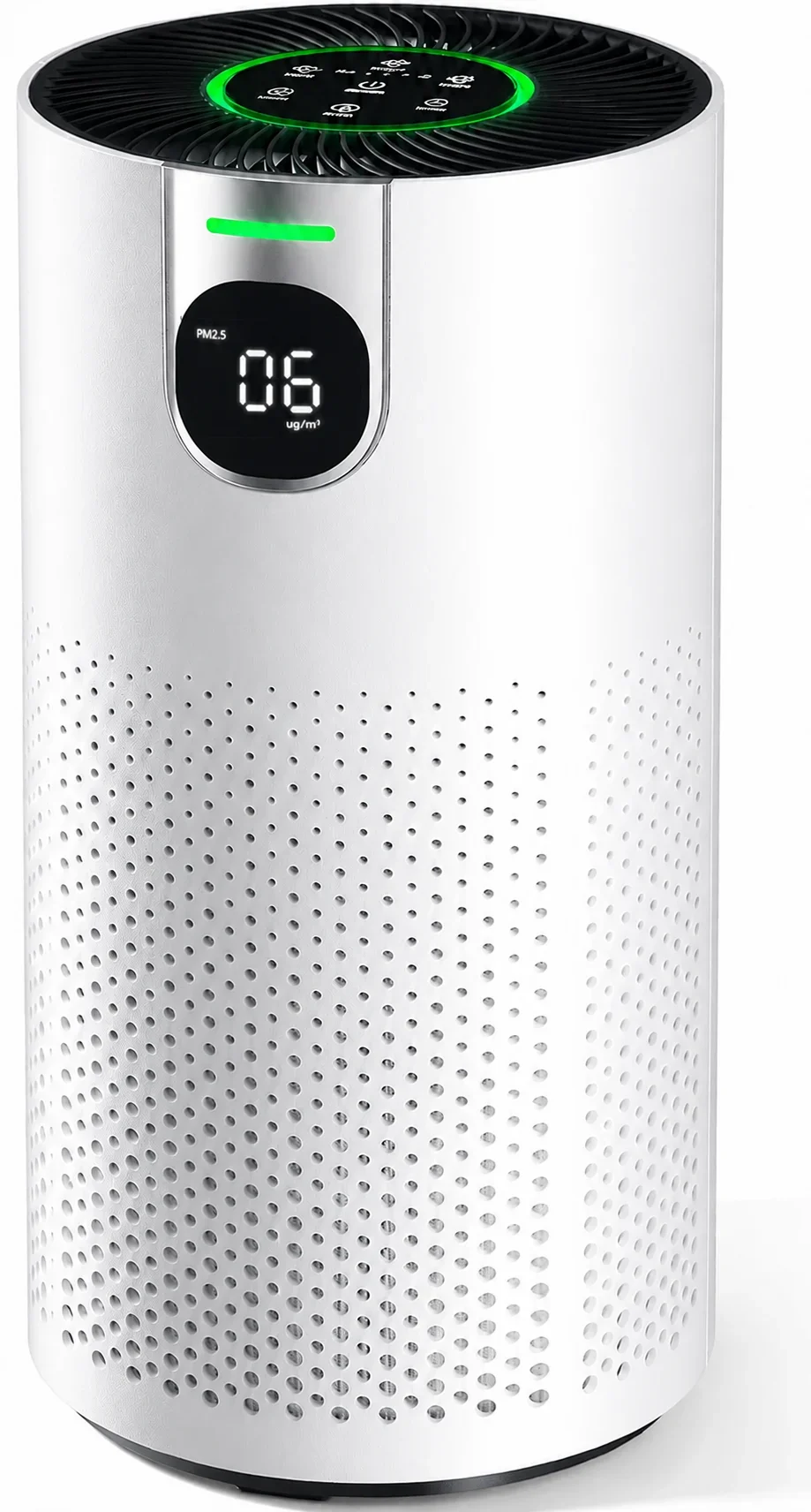 Aeitto HEPA Air Purifier for Home Large Rooms up to 1800ft² with Real-Time AQI PM2.5 Display RGB Light for Allergies and Asthma,Bedroom Office a 2925