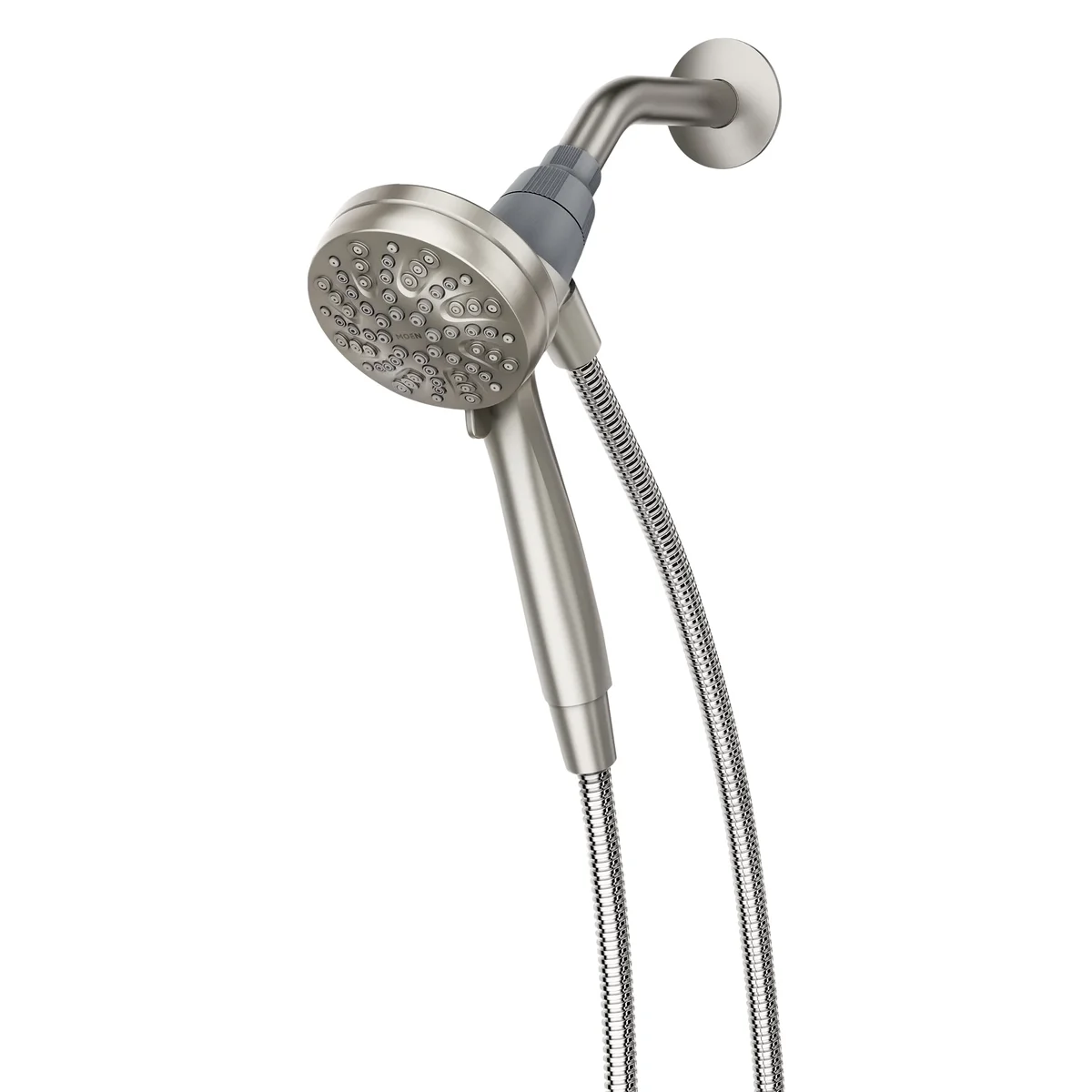 Moen Engage Brushed Nickel 6 settings Handheld Showerhead 1.75 gpm 1661