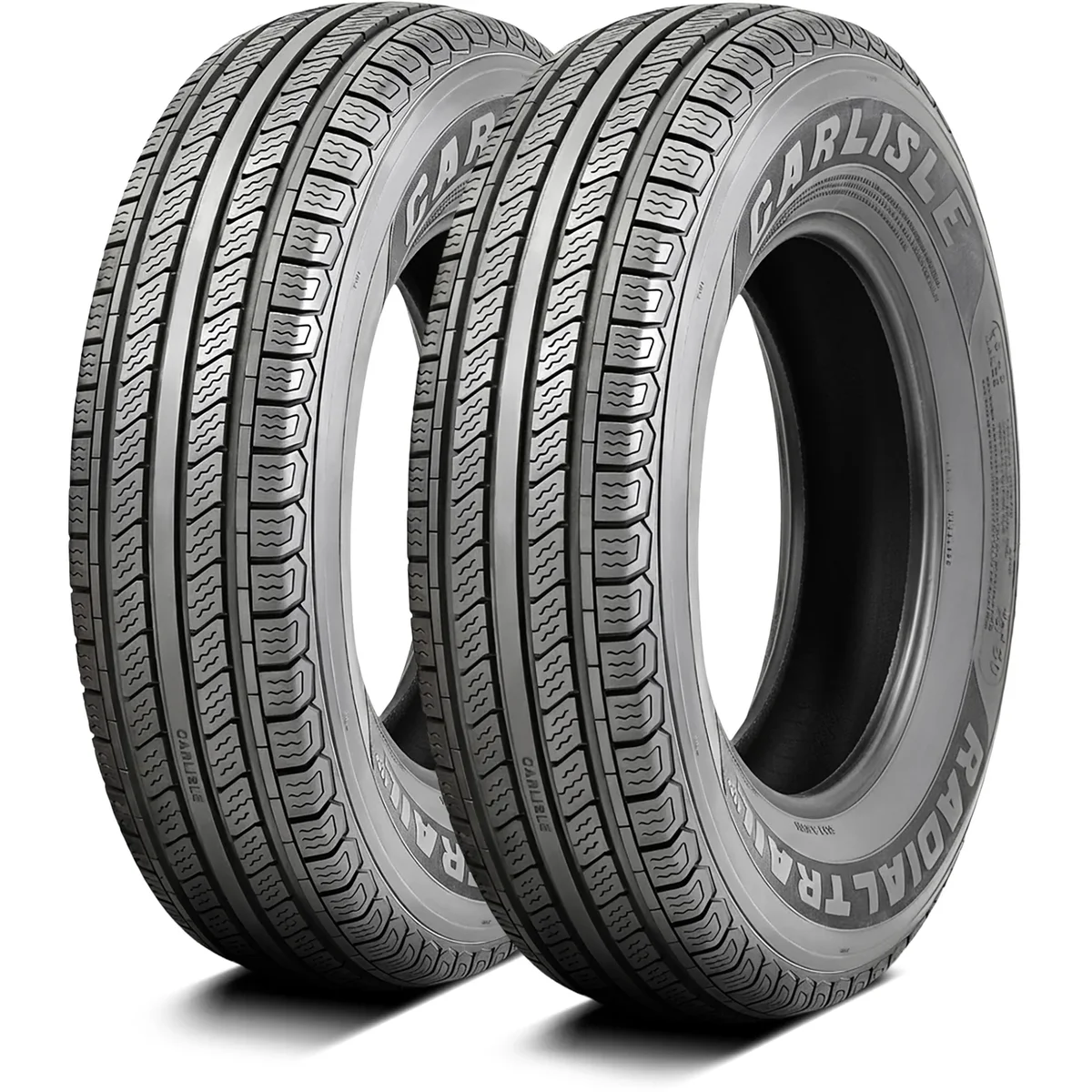 Carlisle Pair of 2 Carlisle Radial Trail HD ST175/80R13 175/80R13 91M C 6 Ply Trailer Tires 9961