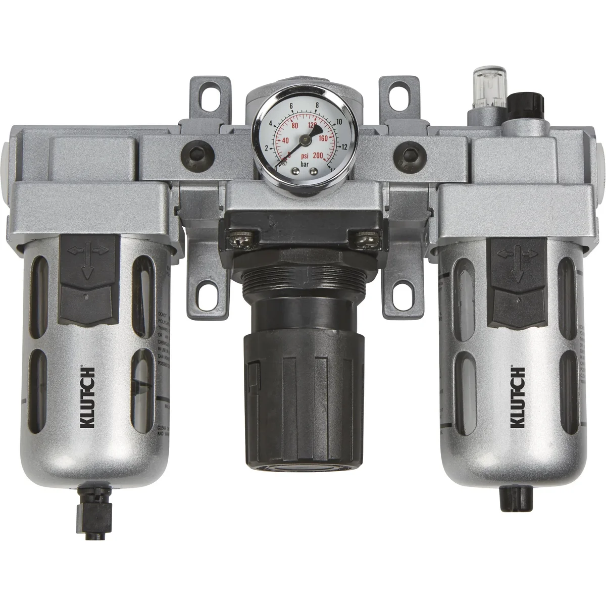 Klutch Air Compressor Filter–Regulator–Lubricator Combo, 1/2in., 106 CFM 9107